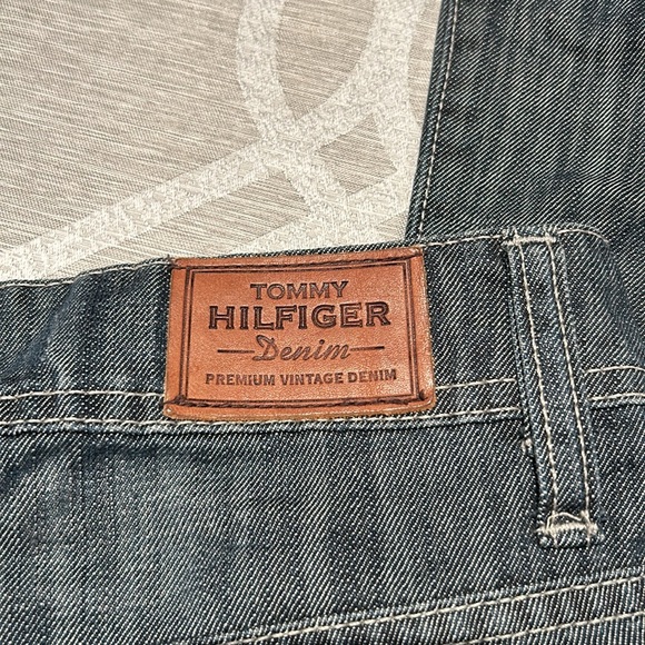 Tommy Hilfiger Jeans Women Size 28 Bootcut Fit Blue/Gray Flag - Picture 6 of 16